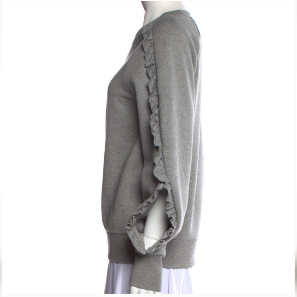 Burberry Ruffle Sleeve Sweatshirt
